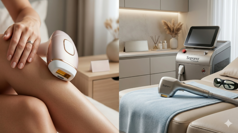 לייזר מקצועי מול ביתי